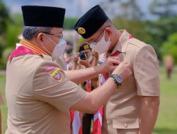 Sejumlah Tokoh Peduli Pramuka di Muba Diganjar Penghargaan