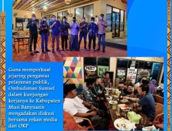IWO Muba Dan LMP Bangun Sinergitas dengan Ombudsman RI Sumsel