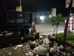 Meskipun Sudah Malam Tetap Semangat, Kerja Demi Lubuklinggau Bersih