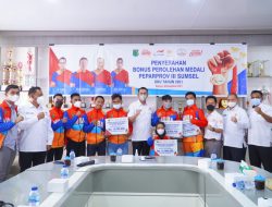 Atlet NPC Muba Peraih Medali Di Ajang Perpraprov OKU Terima Bonus.
