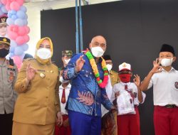 Realisasi Janji Politik, Bupati Musirawas Launching Seragam Sekolah Gratis