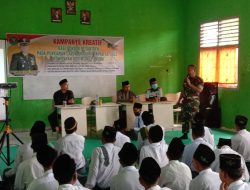 Kodim 0401/Muba Laksanakan Sosialisasi Penerimaan Prajurit TNI di Pondok Pesantren