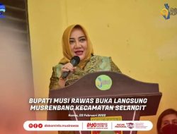 Bupati Musi Rawas Buka Musrenbang Kecamatan Selangit