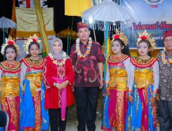 Plt Bupati Beni Hernedi Hadiri Peringatan Hari Raya Nyepi di Desa Suka Maju