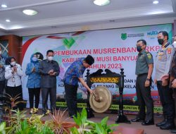 Lewat Musrenbang, Plt Bupati Beni Hernedi Fokuskan Arah Kebijakan Pembangunan Muba 2023