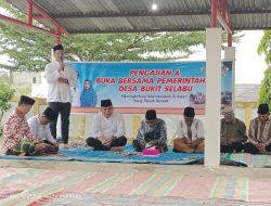 Pemdes Bukit Selabu Gelar Pengajian dan Buka Bersama