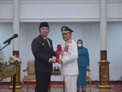 Resmi, Apriyadi Dilantik Gubernur Sumsel Jadi Pj Bupati Muba
