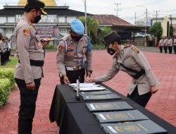 Kapolres Muba Pimpin Sertijab Waka Polres, Kasat dan Sejumlah Kapolsek