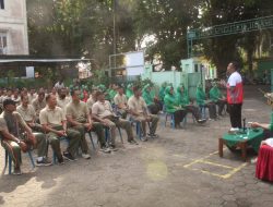 Olahraga Dan Pamitan Dandim 0401 Muba Bersama Ibu Ketua Persit KCK Ke Koramil 401-03 Sekayu