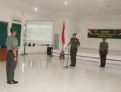 Acara Laporan Korps Masuk Satuan Kasdim 0401/Muba