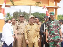 Dandim 0401/Muba Dampingi Pj Bupati Muba Dalam Kunjungan Kerja