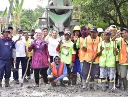 Kadis PUBM, Mendampingi Bupati Musirawas Monitoring Progres Pembangunan Jalan