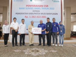 Bank Sumsel Babel Salurkan Dana CSR Rp1,3 Miliar Ke Pemkab Musi Banyuasin