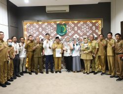 Pj Bupati Muba Sambut Entry Meeting Tim BPK RI Sumsel