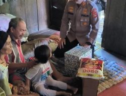 1200 kapolres Muba bagikan Bansos