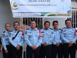 Resmikan Blok Santri, Kalapas Sekayu Terus Berinovasi untuk Pembinaan Warga Binaan