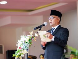 Pj Bupati Muba Apriyadi Pimpin langsung Upacara Hari Lahir Pancasila
