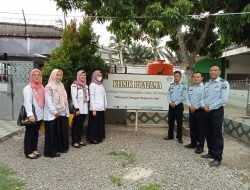 Tim Dinkes Muba Lakukan Monev ke Klinik Lapas Sekayu