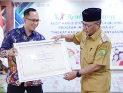 Penurunan Stunting di Muba Capai 5 Persen, Pj Bupati Apriyadi Diganjar Reward