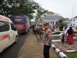 Antisipasi Menyambut Kedatangan Jema’ah Haji, Pesonil Polres Muratara Siap Siaga