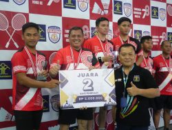 Lapas Sekayu Sabet Juara 2 dan Juara 3 Turnamen Badminton Antar Pegawai Kemenkumham Sumsel