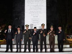Pj Bupati Bersama Forkopimda Muba Ikuti Apel Kehormatan dan Renungan Suci