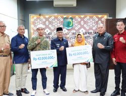 Anak Pasukan Oranye Di Muba Dapat Santunan Kematian Dari BPJS Ketenagakerjaan