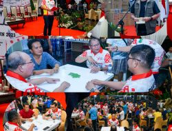 Ratusan Penggemar Gaplek dan Kartu Song Berkumpul di Rumah Dinas Bupati Muba