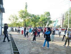 Terapkan Jum’at Sehat, Dinkominfo Muba Rutin Gelar Senam Pagi Bersama