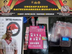 Sat Res Narkoba Polres Muratara Ungkap Pengedar Narkoba Jenis Sabu di Desa Beringin Makmur II