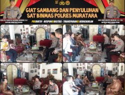 Sat Binmas Polres Muratara Laksanakan Sambang dan Penyuluhan