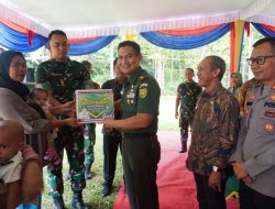 Peringatan HUT TNI ke78, Kodim 0401 dan Pemkab Muba Gelar Bakti Sosial