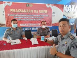 Perangi Peredaran Narkoba, Lapas Sekayu Gencar Lakukan Tes Urine