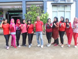 Jaga Gaya Hidup Sehat, Dinkominfo Muba Rutin Gelar Senam Pagi Bersama