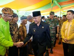 Kunker ke Desa Sidorejo, Pj Bupati Muba Resmikan Sangar Karawitan Sido Laras Madyo, dan Gedung Kantor PKK