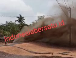 Pipa minyak bocor diduga milik PT.Pertamina,Warga Desa Keluang Bantayan Menjerit