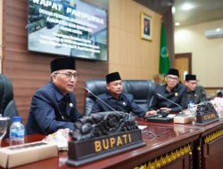 Pj Bupati Apriyadi Sampaikan Raperda APBD dan Nota Keuangan TA 2024