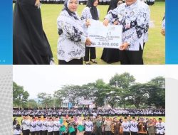 H.Trisko Defriyansa Menjadi Pembina Upacara pada Peringatan HUT ke-78 PGRI