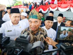 Puncak Hari Santri di Muba, Diwarnai Galang Donasi dan Lelang Lukisan Peduli Palestina