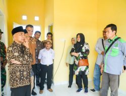 Puluhan Warga Terdampak Longsor di Desa Pengaturan Muba Dibangunkan Rumah Gratis