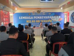 Lapas Sekayu Terima Kunjungan Kadivpas Kemenkumham Sumsel