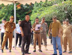 Pj Sekda Muba Cek Lapangan Persiapan Gebyar Musik Pemilu Damai 2024