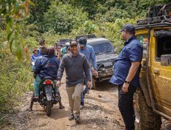 Jajal Trek Offroad, Pj Bupati Apriyadi Sapa Hingga Bermalam dengan Warga Pelosok di Muba
