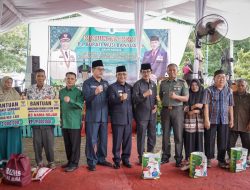 Kunker ke Kecamatan Lais, Pj Bupati Apriyadi Lantik Pj Kades Epil Barat dan Anggota BPD