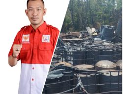 Mengejutkan Tempat Kebakaran Penyulingan Minyak Ilegal Refinery Di Duga Makan korban jiwa 2 Orang Rusak kantor UPPB Perkebunan