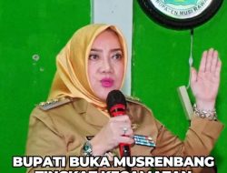 Bupati Musi Rawas, Menghadiri Musrenbang Kecamatan Purwodadi