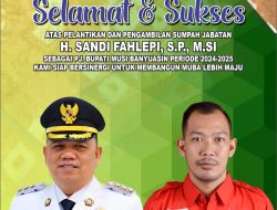 KETUA PWRI MUBA AndyMurexs SIAP Mendukung