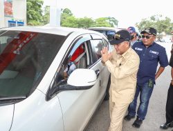 Pj Bupati Apriyadi Siagakan Alat Berat di Titik Rawan Arus Mudik