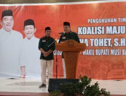 Siap Berlayar, Tim Kemenangan Toha-Rohman Resmi Dikukuhkan