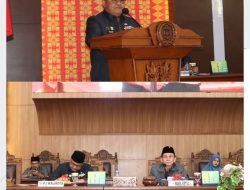 Pj Wako Rapat Paripurna DPRD Kota Lubuk Linggau Sepakati APBD 2025